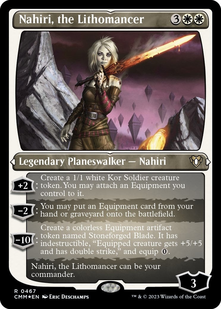 Nahiri the Lithomancer Foil Etched (467) [CMM]