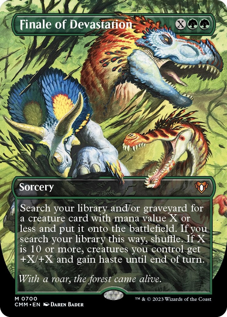 Finale of Devastation Borderless (700) [CMM]