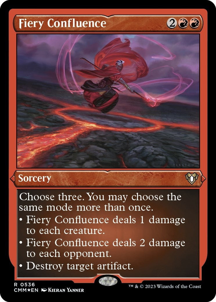 Fiery Confluence (Foil Etched) [Commander Masters]