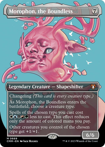Morophon, the Boundless (Borderless Profile) [Commander Masters]