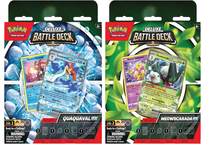 Image for Deluxe Battle Deck: Quaquaval ex/Meowscarada ex [Set of 2] - Pokemon