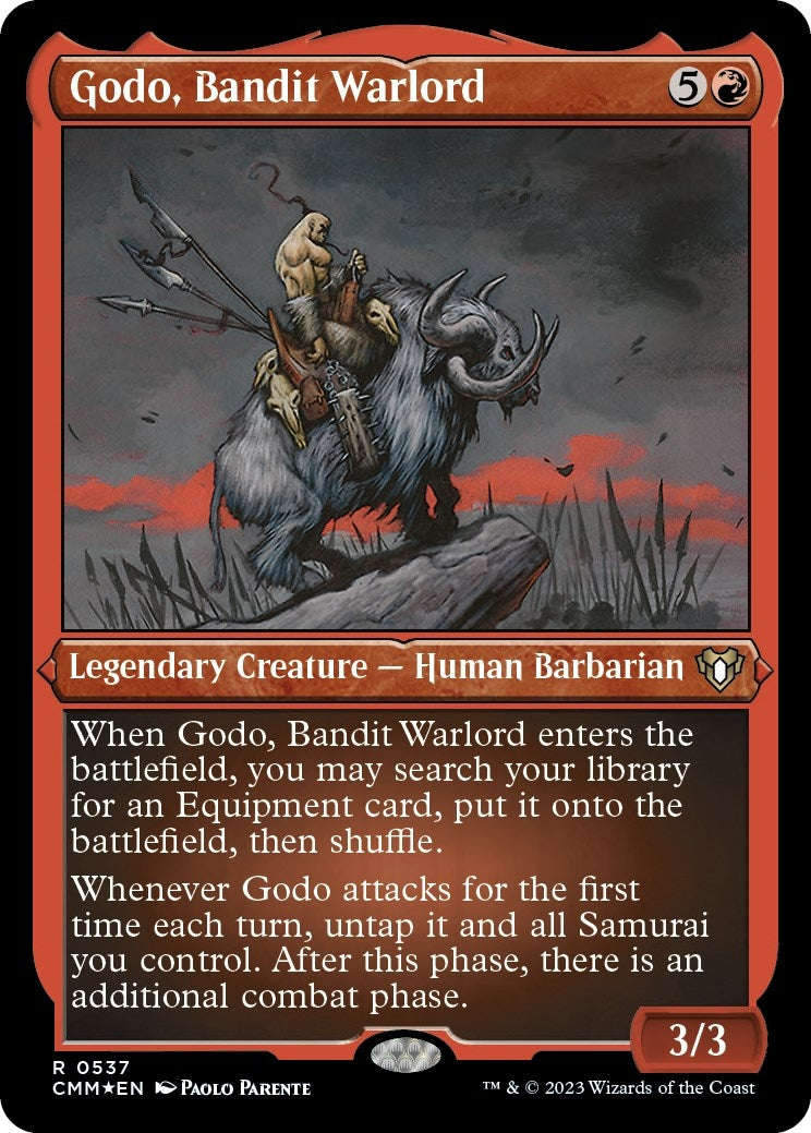 Godo Bandit Warlord Foil Etched (537) [CMM]