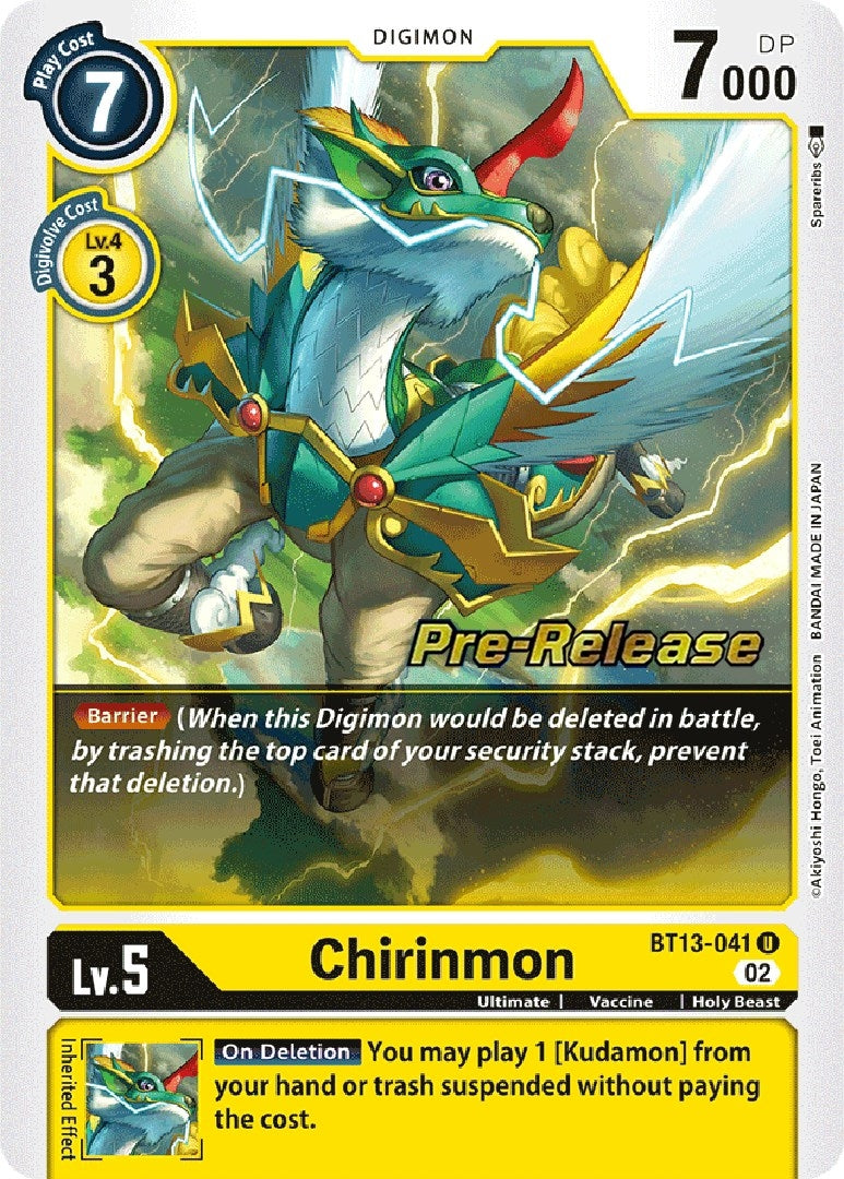 Image for Chirinmon [Versus Royal Knights Pre-Release Cards]