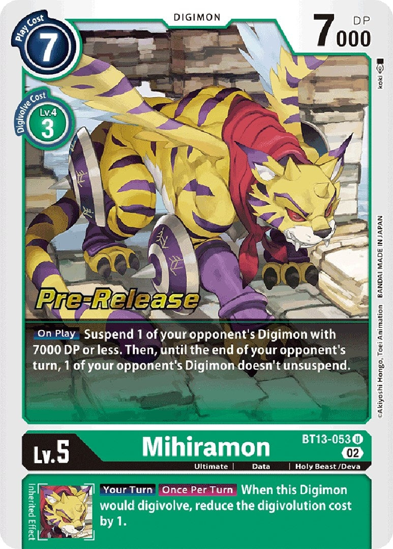 Image for Mihiramon [Versus Royal Knights Pre-Release Cards]