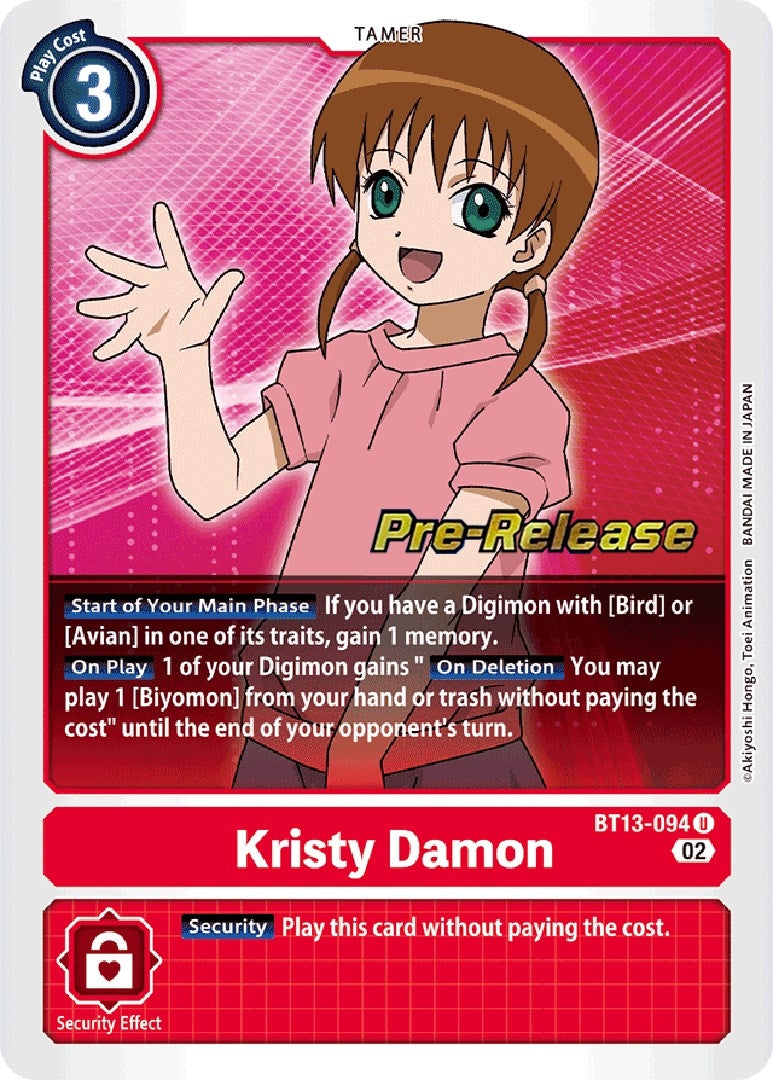 Image for Kristy Damon [Versus Royal Knights Pre-Release Cards]