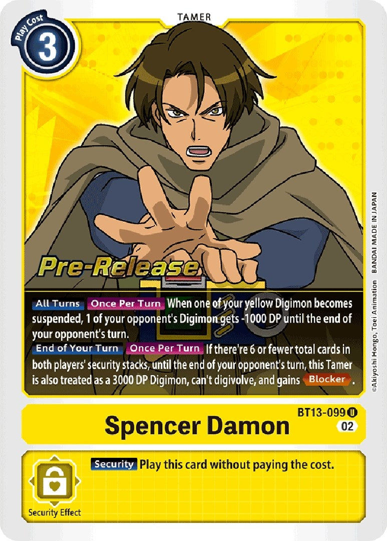 Image for Spencer Damon [Versus Royal Knights Pre-Release Cards]