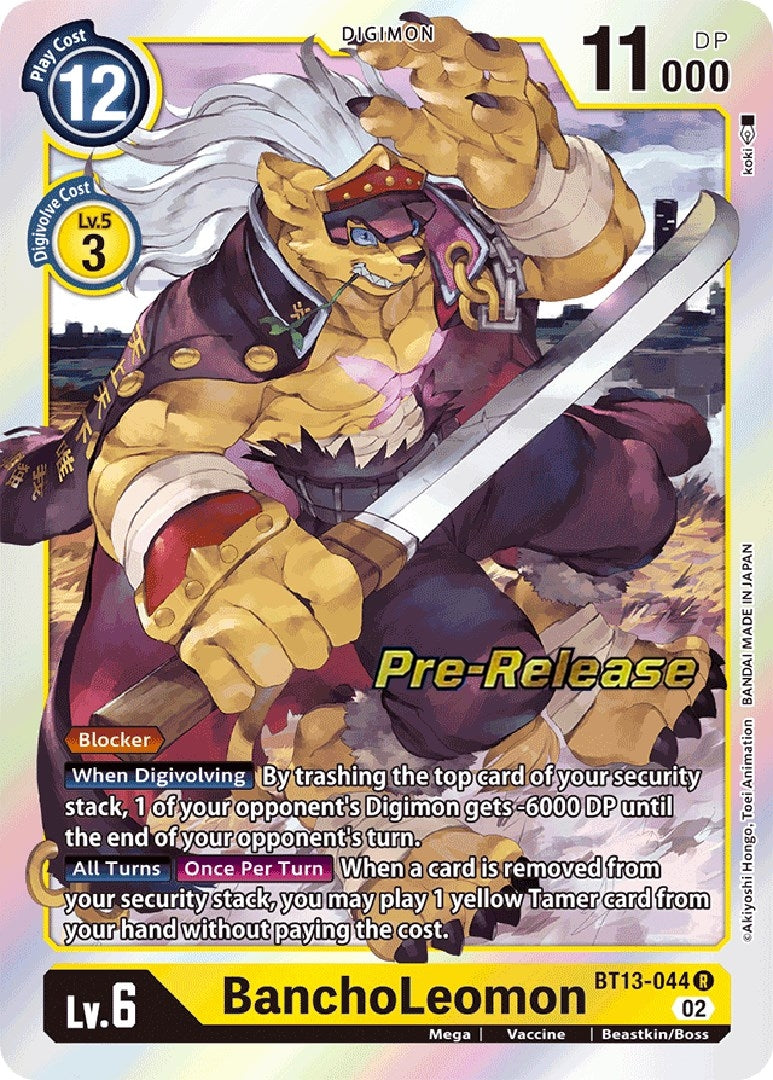 Image for BanchoLeomon [Versus Royal Knights Pre-Release Cards]