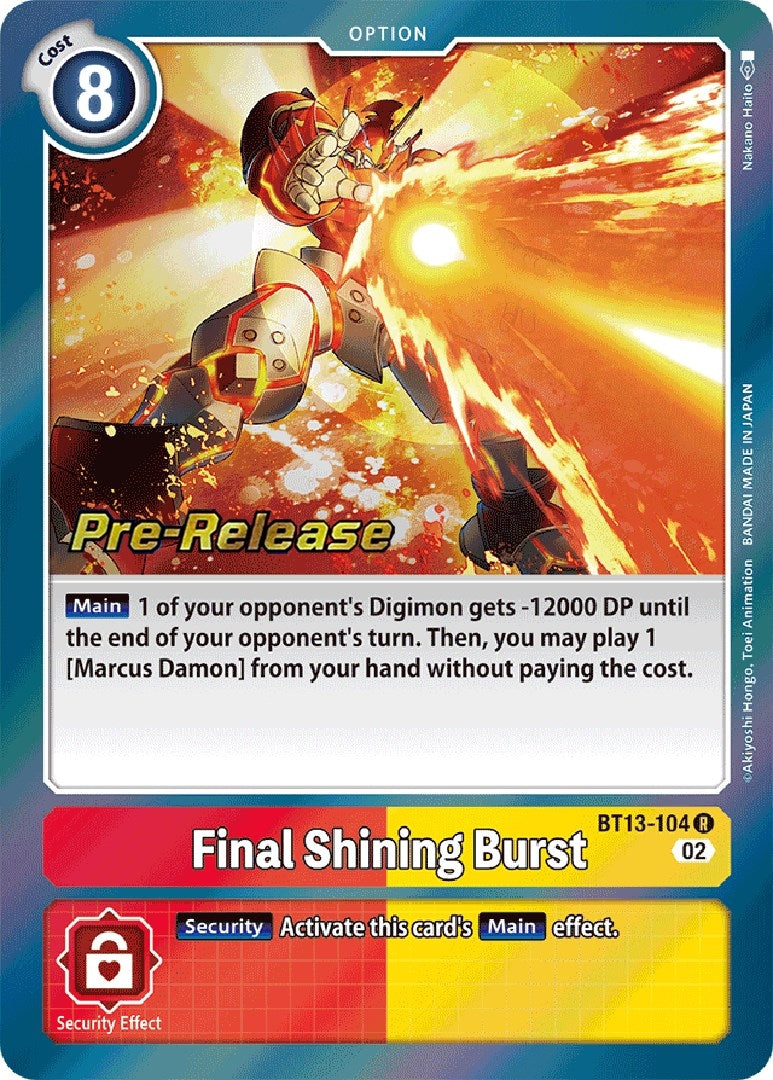 Image for Final Shining Burst [Versus Royal Knights Pre-Release Cards]