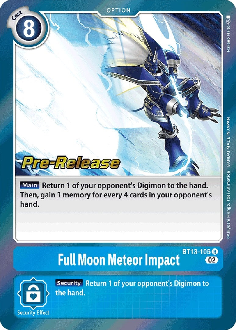 Image for Full Moon Meteor Impact [Versus Royal Knights Pre-Release Cards]