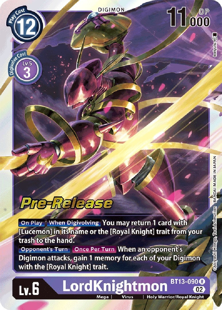 Image for LordKnightmon [Versus Royal Knights Pre-Release Cards]