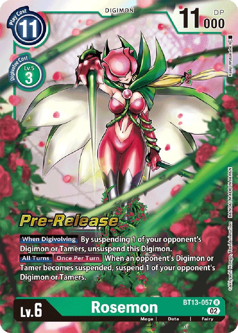Image for Rosemon [Versus Royal Knights Pre-Release Cards]