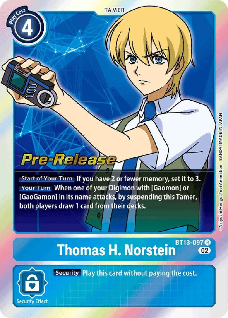 Image for Thomas H. Norstein [Versus Royal Knights Pre-Release Cards]