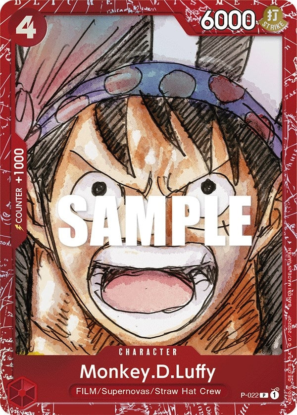 MonkeyDLuffy Premium Card Collection ONE PIECE FILM RED Edition (P-022) [OP-PR]