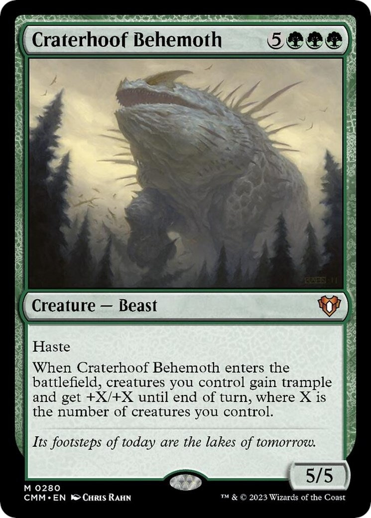 Craterhoof Behemoth (280) [CMM]