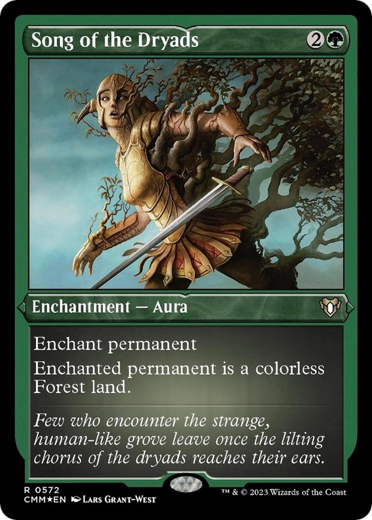 Song of the Dryads Foil Etched (572) [CMM]