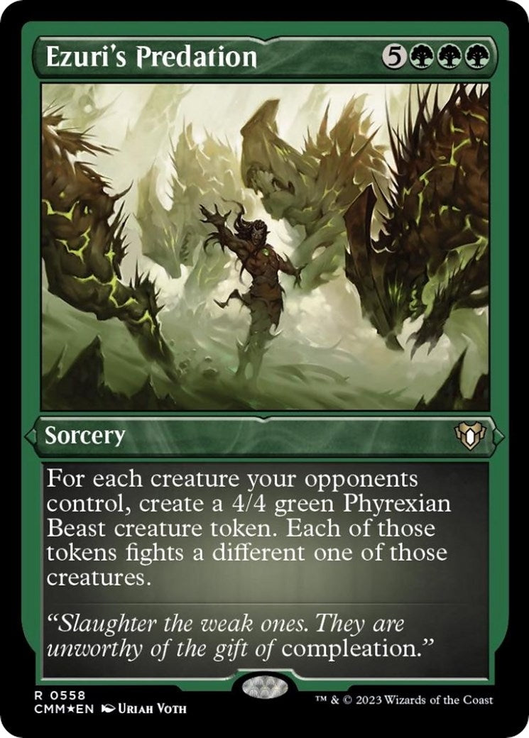 Ezuris Predation Foil Etched (558) [CMM]