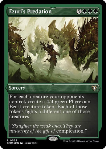 Ezuris Predation Foil Etched (558) [CMM]
