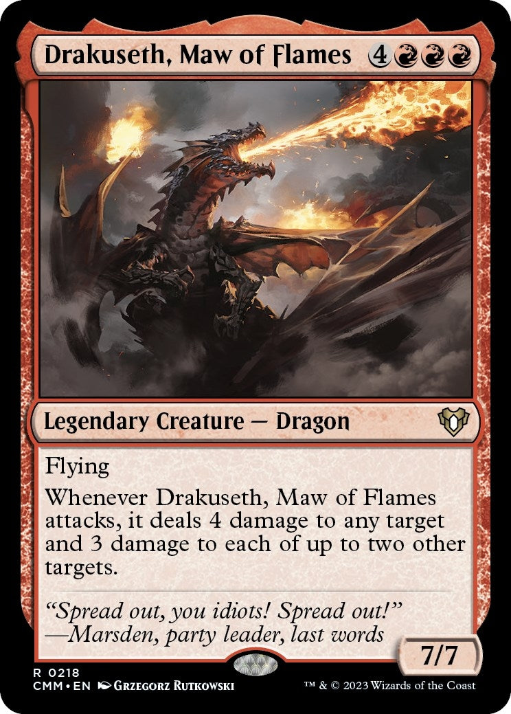 Drakuseth Maw of Flames (218) [CMM]