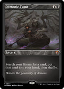 Demonic Tutor Foil Etched (509) [CMM]