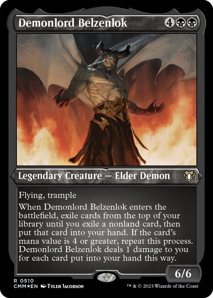 Demonlord Belzenlok Foil Etched (510) [CMM]