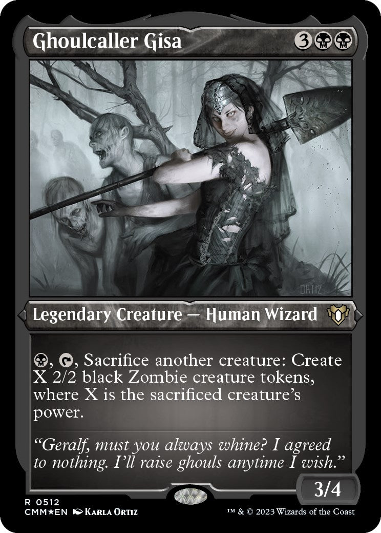 Ghoulcaller Gisa Foil Etched (512) [CMM]