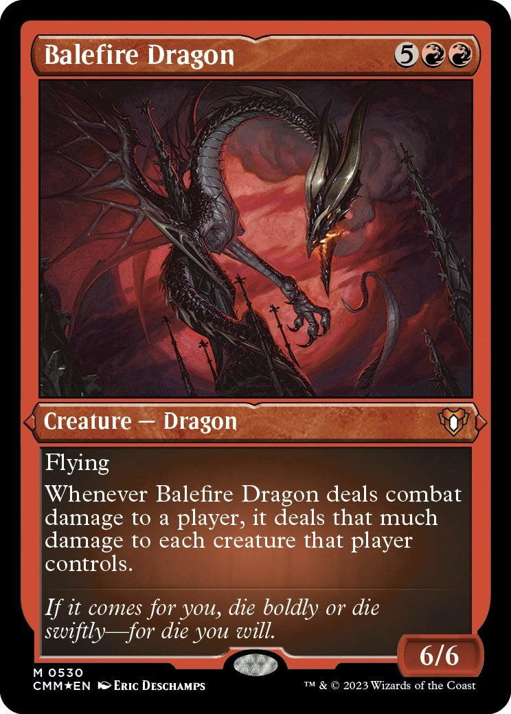 Balefire Dragon Foil Etched (530) [CMM]