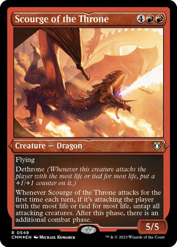 Scourge of the Throne Foil Etched (549) [CMM]