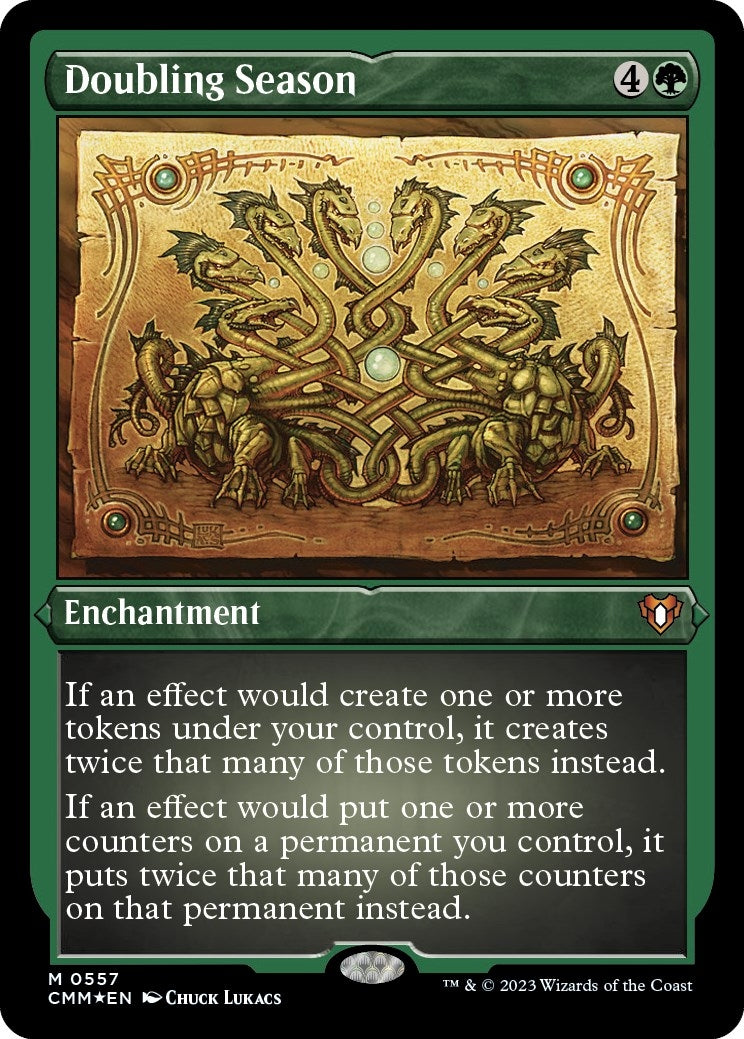 Doubling Season Foil Etched (557) [CMM]