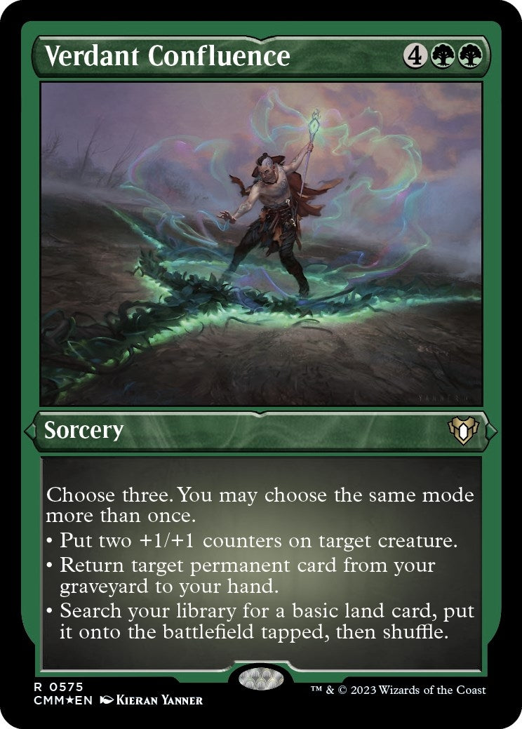 Verdant Confluence Foil Etched (575) [CMM]