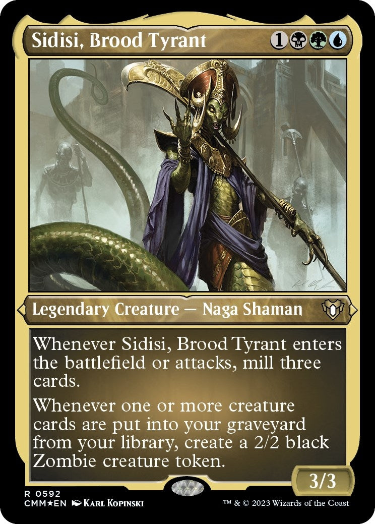 Sidisi Brood Tyrant Foil Etched (592) [CMM]