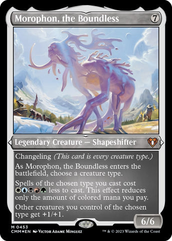 Morophon, the Boundless (Foil Etched) [Commander Masters]