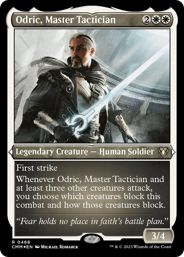 Odric Master Tactician Foil Etched (468) [CMM]