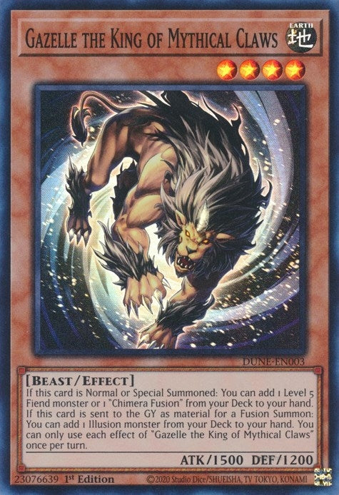 Gazelle the King of Mythical Claws (DUNE-EN003) [DUNE]