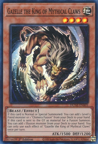 Gazelle the King of Mythical Claws (DUNE-EN003) [DUNE]