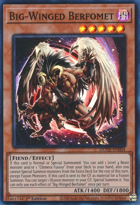 Big Winged Berfomet (DUNE-EN004) [DUNE]