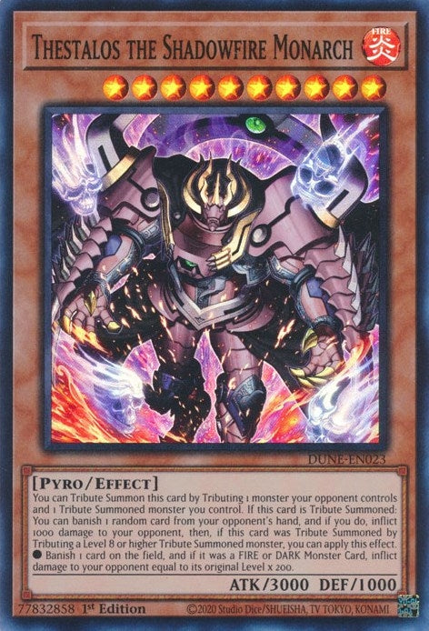 Thestalos the Shadowfire Monarch (DUNE-EN023) [DUNE]