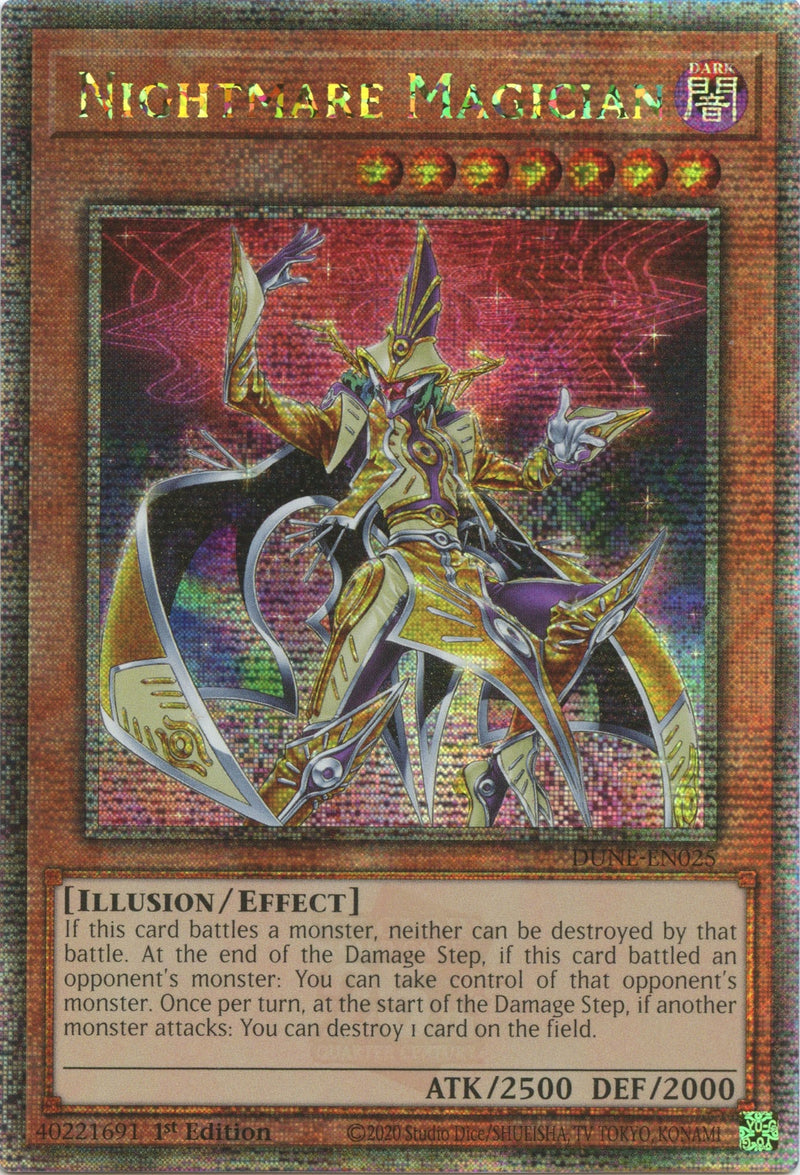 Nightmare Magician Quarter Century Secret Rare (DUNE-EN025) [DUNE]