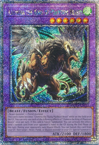 Chimera the King of Phantom Beasts Quarter Century Secret Rare (DUNE-EN033) [DUNE]