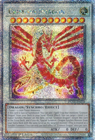Crimson Dragon Quarter Century Secret Rare (DUNE-EN038) [DUNE]