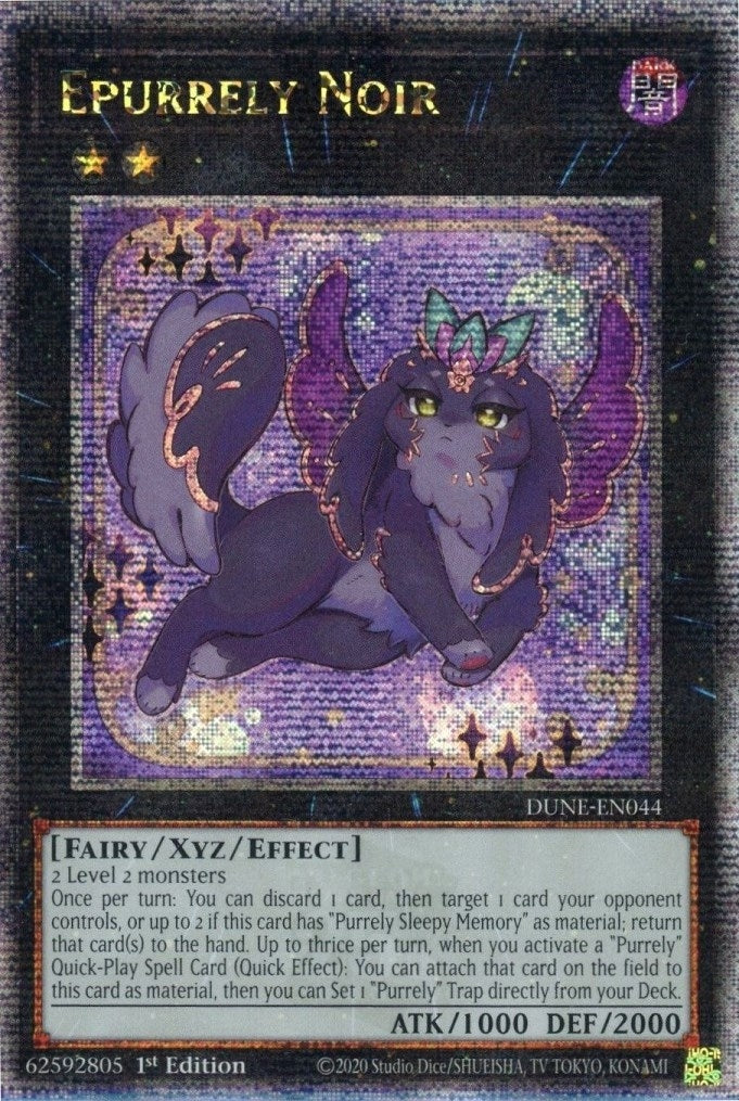 Epurrely Noir Quarter Century Secret Rare (DUNE-EN044) [DUNE]