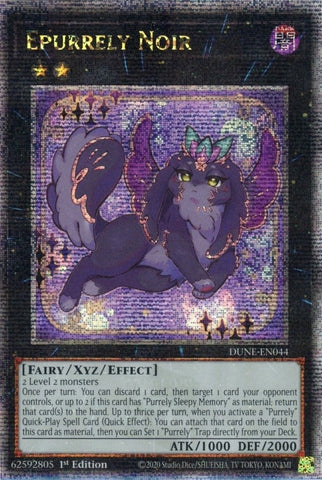 Epurrely Noir Quarter Century Secret Rare (DUNE-EN044) [DUNE]