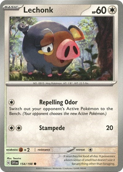 Lechonk 154 198 Holo (154/198) [PR]