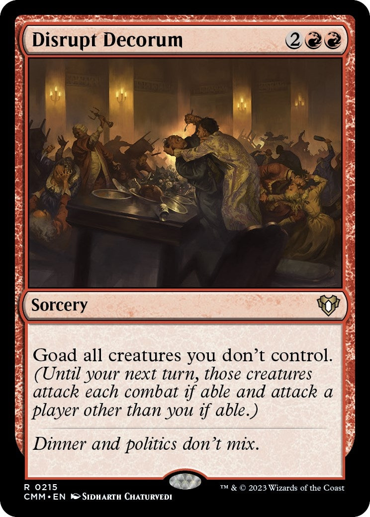 Disrupt Decorum [Commander Masters]