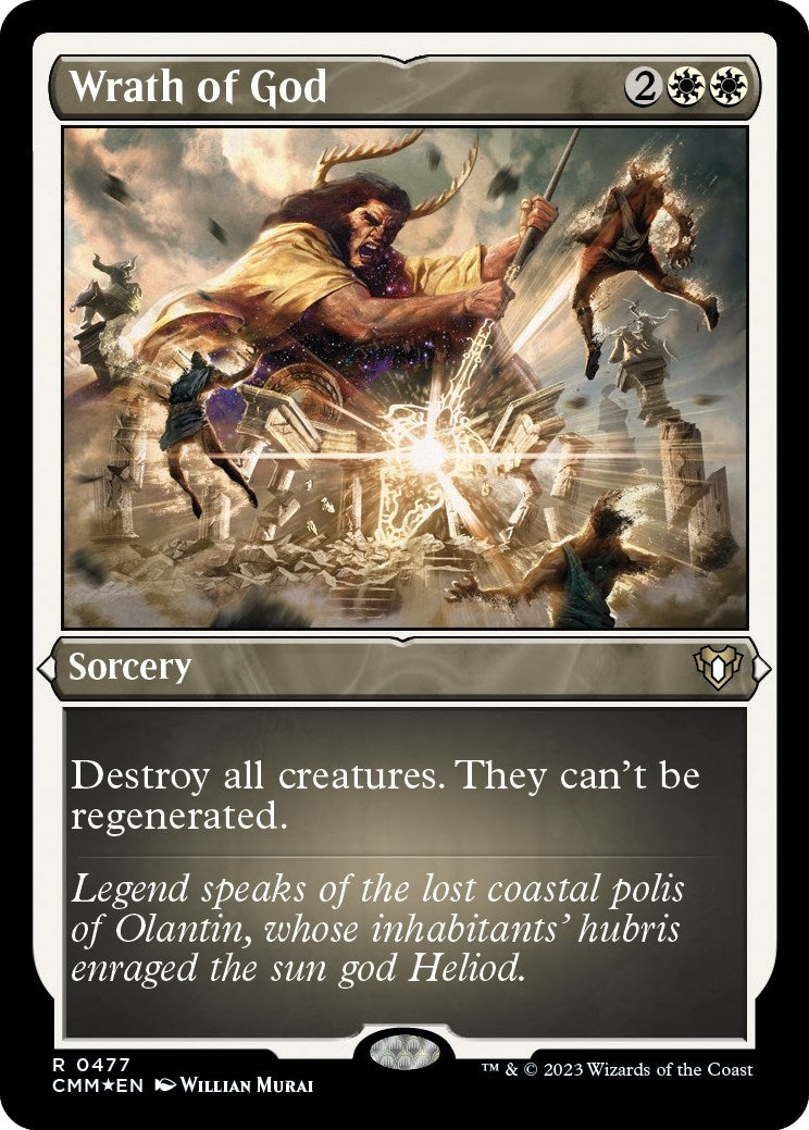 Wrath of God Foil Etched (477) [CMM]