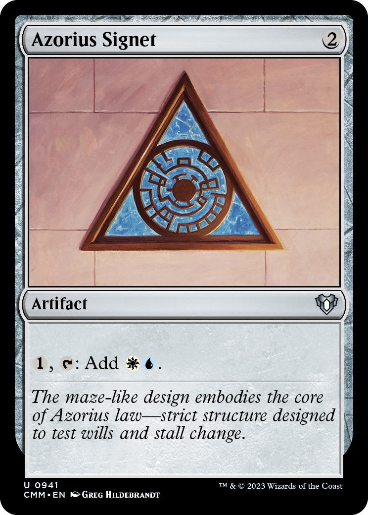 Azorius Signet (941) [CMM]