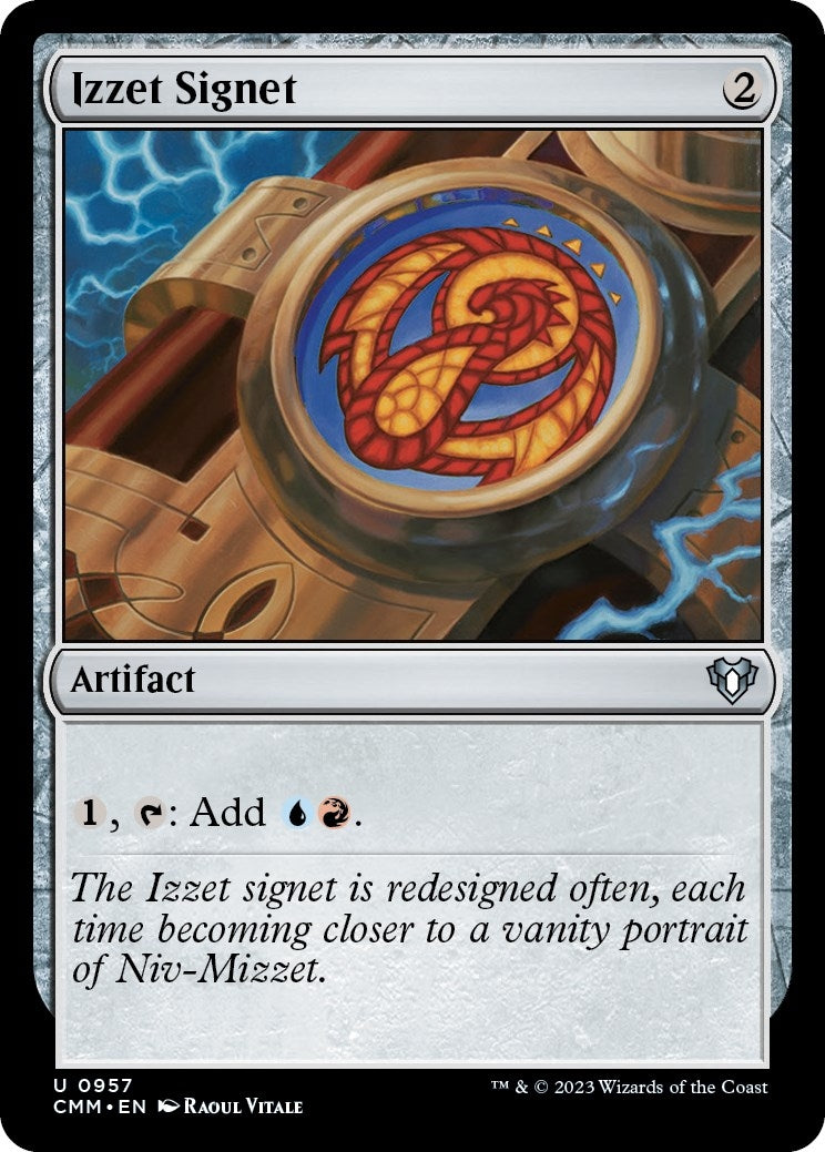 Izzet Signet [Commander Masters]