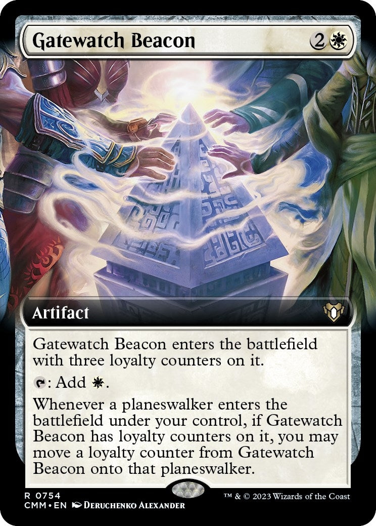 Gatewatch Beacon (Extended Art) [Commander Masters]