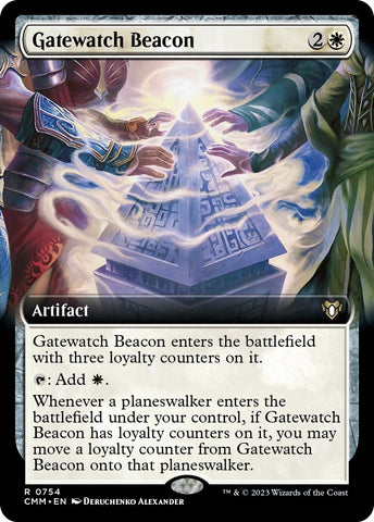 Gatewatch Beacon (Extended Art) [Commander Masters]