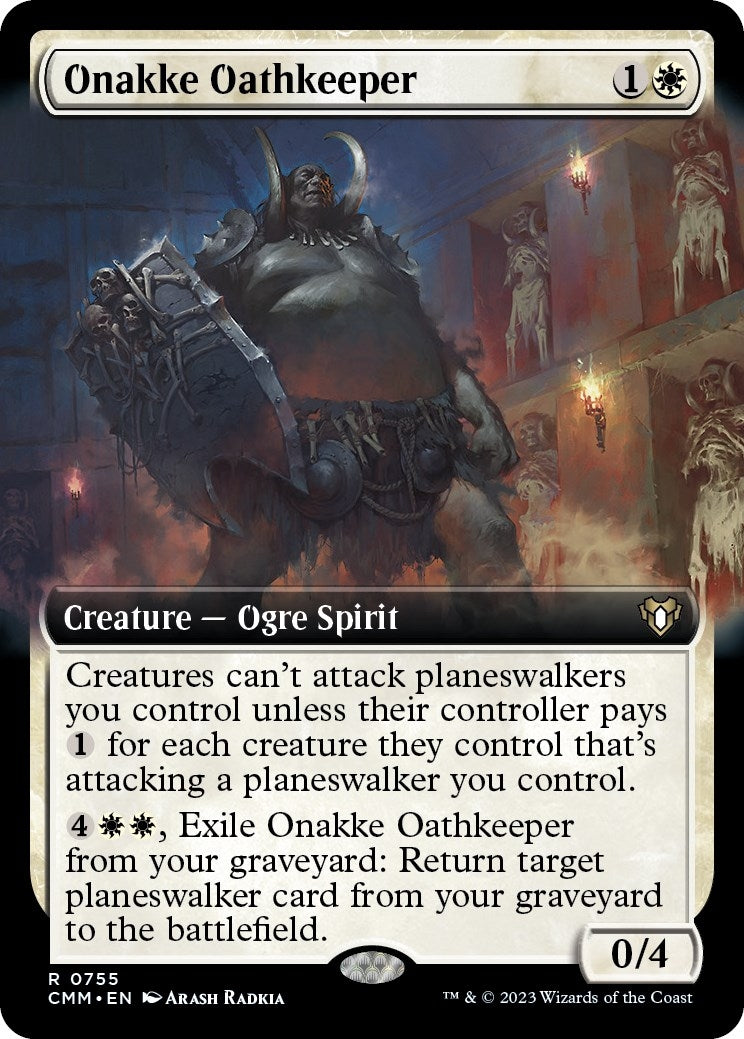 Onakke Oathkeeper Extended Art (755) [CMM]