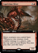 Capricious Sliver (Extended Art) [Commander Masters]